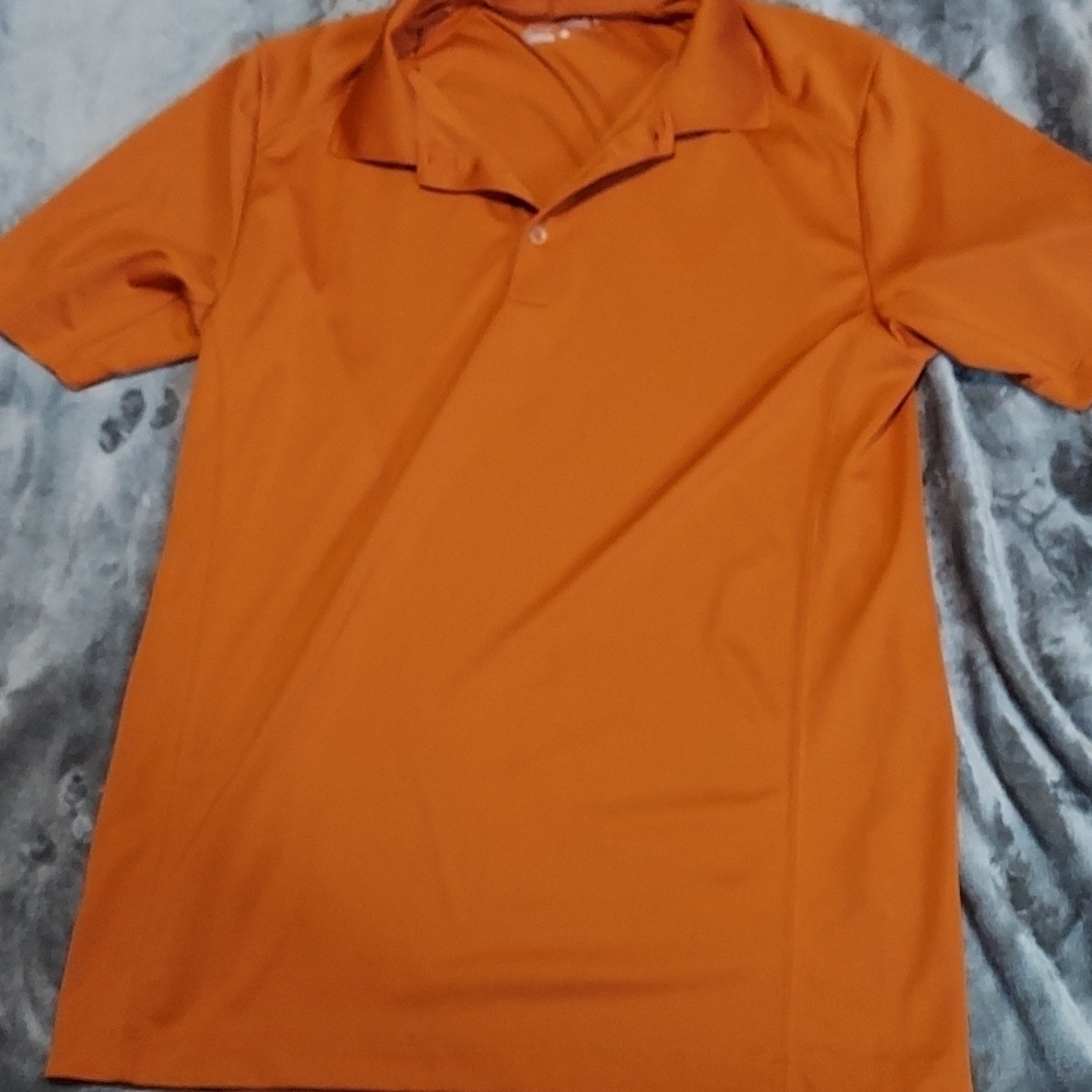 BURNT Orange Nike Golf Polo size Small